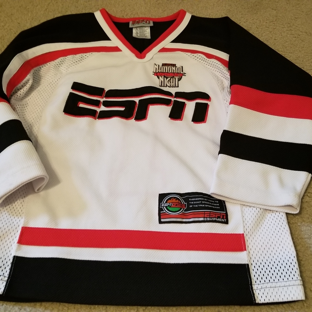 RARE ESPN Zone National Hockey Night #1 Jersey Youth Medium (7/8)